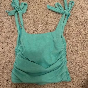 Free people teal top